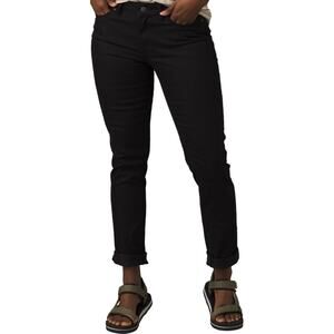 PrAna Kayla Skinny Jeans Organic Cotton Mid RiseStretch Black Out 29" 8 NWT